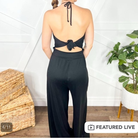 Eldridge Black Fantasy Romper - Picture 2 of 3